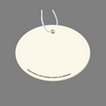 Paper Air Freshener Tag - 1 1/2"x2" Oval Tag